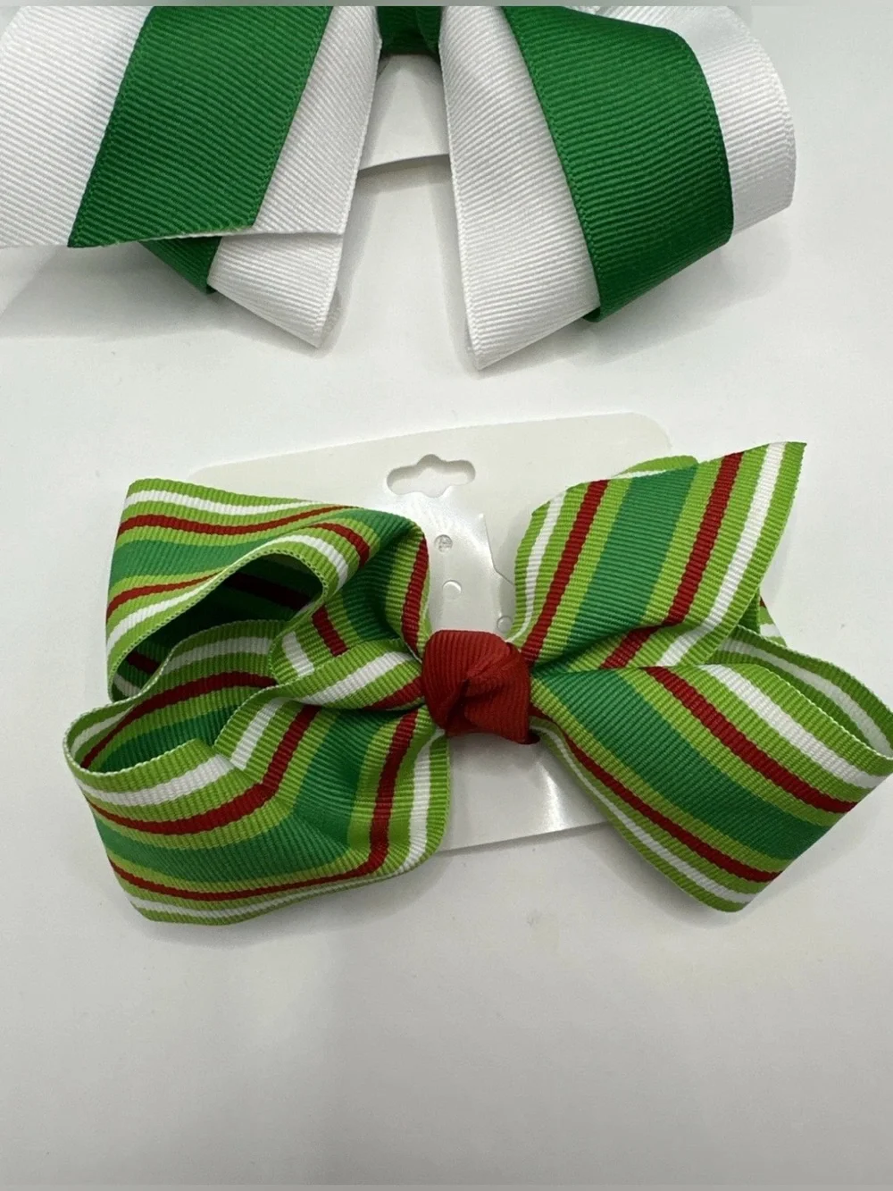 Handmade Toddler Little Girl Hair Bows Multicolor Clip On Holiday Non Slip Girly